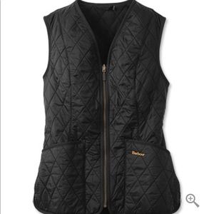 Barbour Black Quilted Gilet Vest